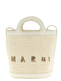 Marni White Cotton Handbag