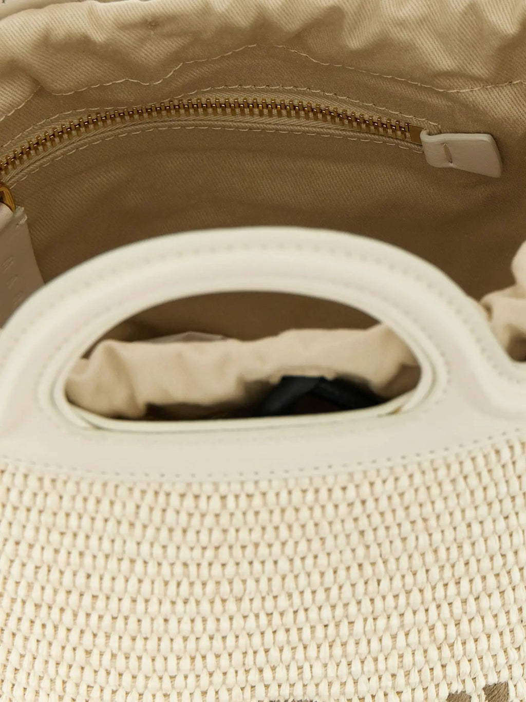 Marni White Cotton Handbag