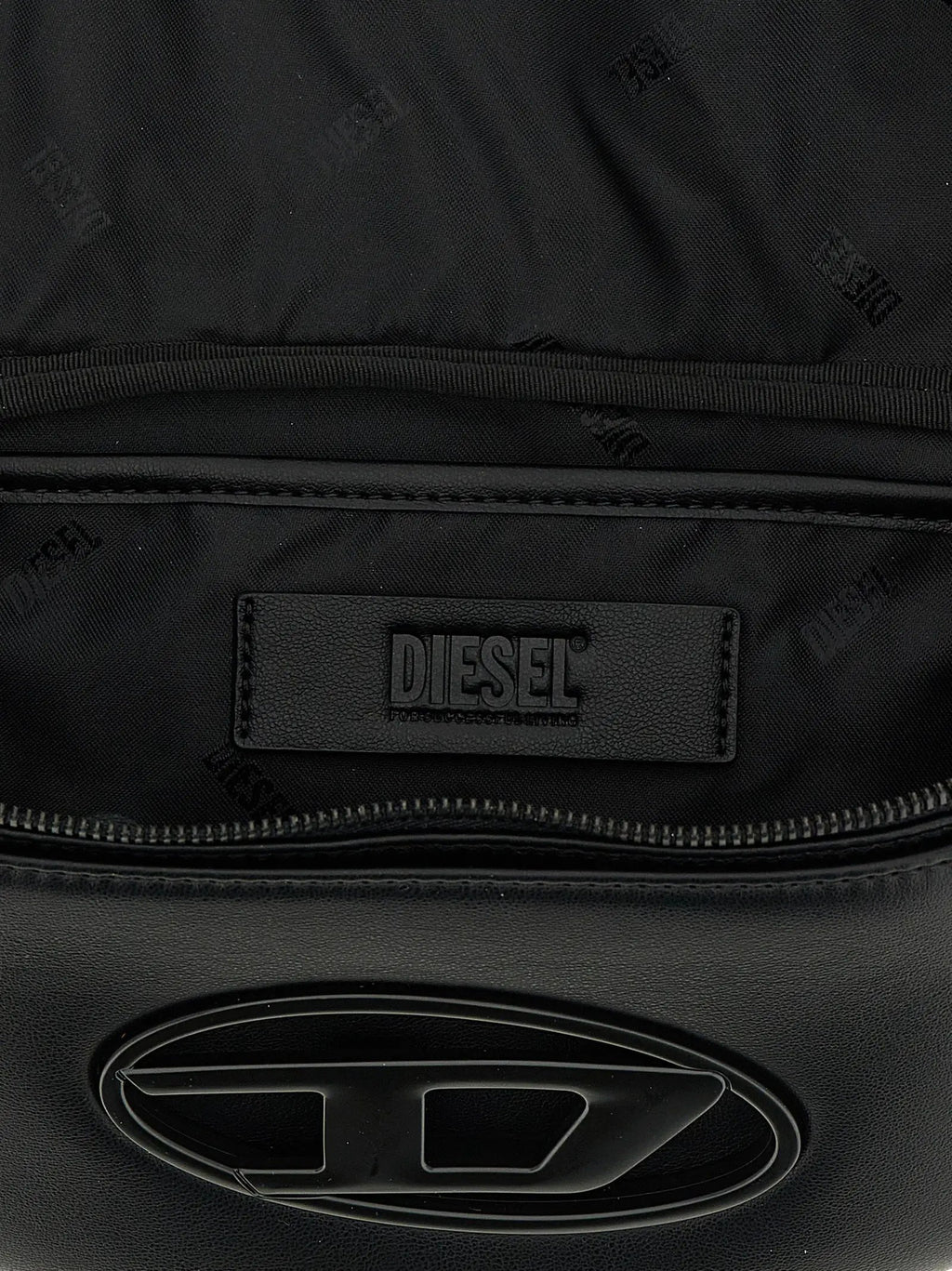 Diesel Black Polyethylene Crossbody Bag