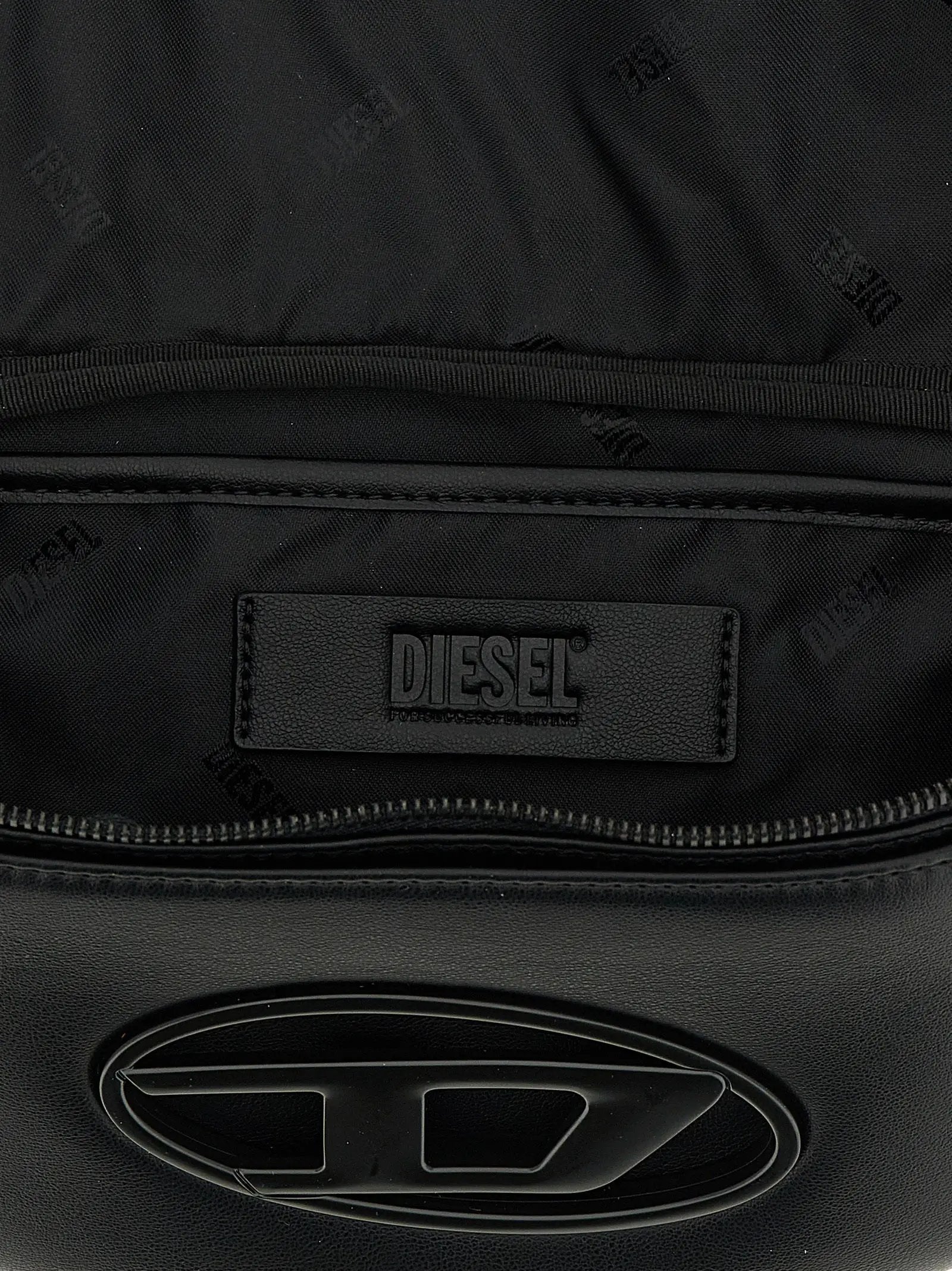 Diesel Black Polyethylene Crossbody Bag