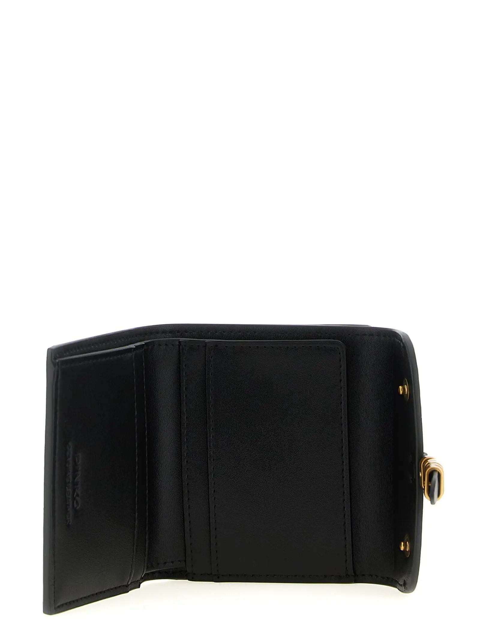 PINKO Black Cowhide Cardholder