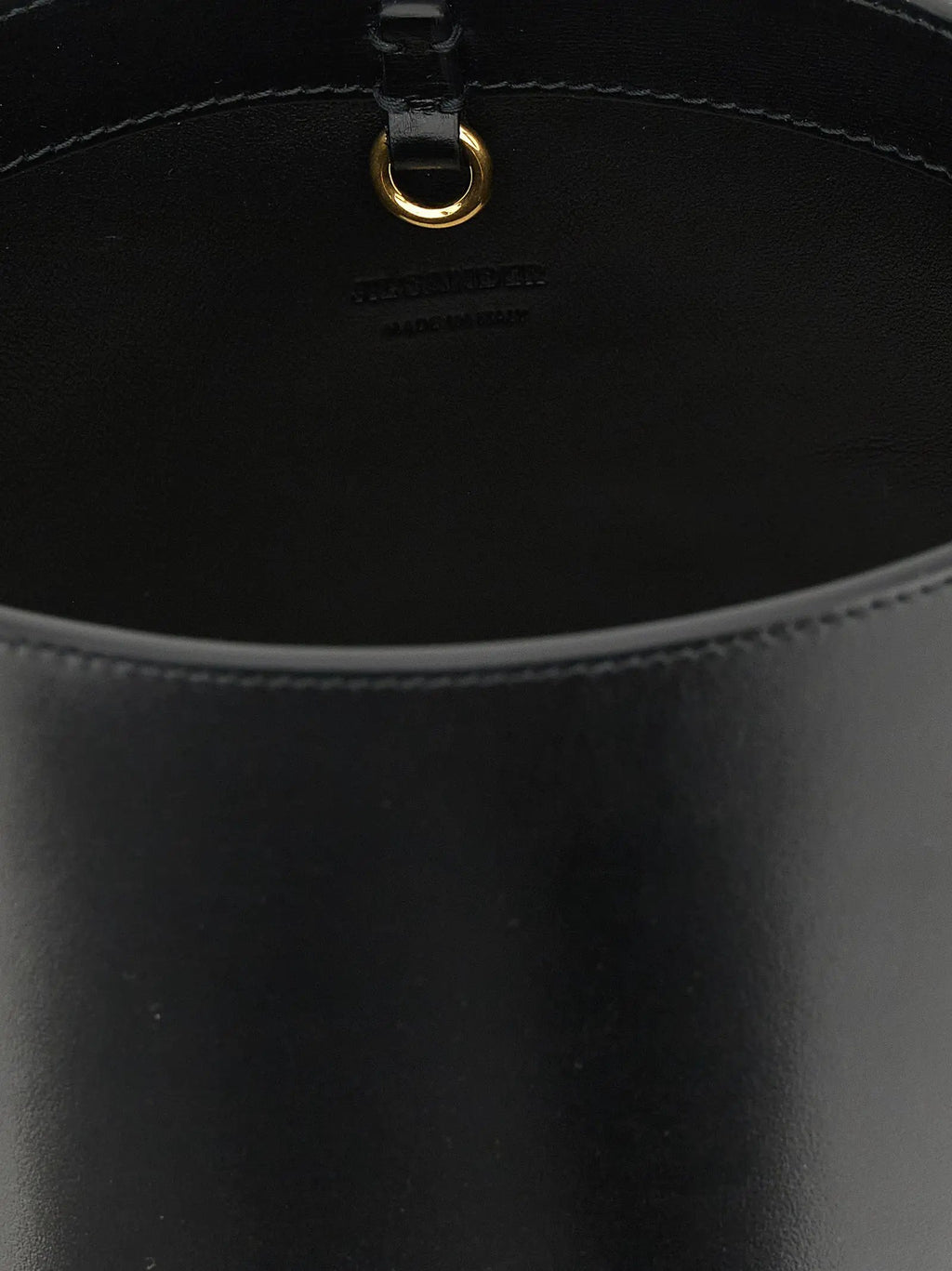Jil Sander Black Calfskin Shoulder Bag