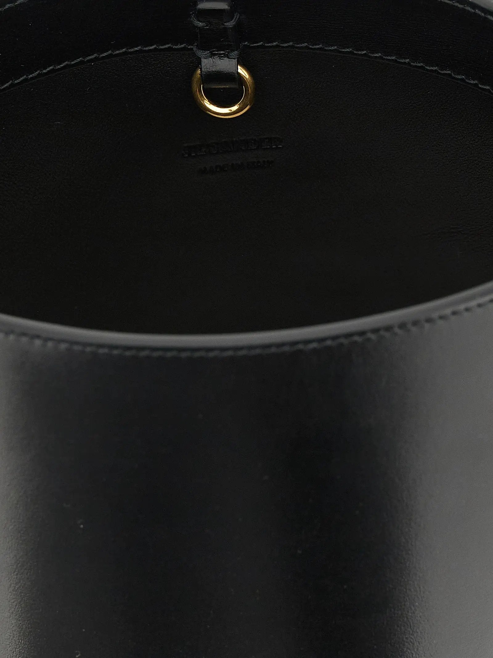 Jil Sander Black Calfskin Shoulder Bag