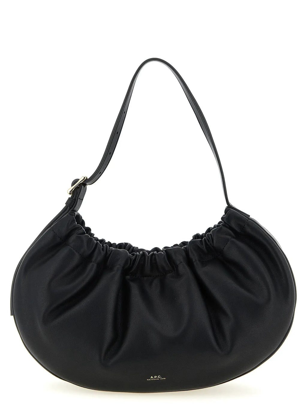 A.P.C. Black Polyethylene Shoulder Bag