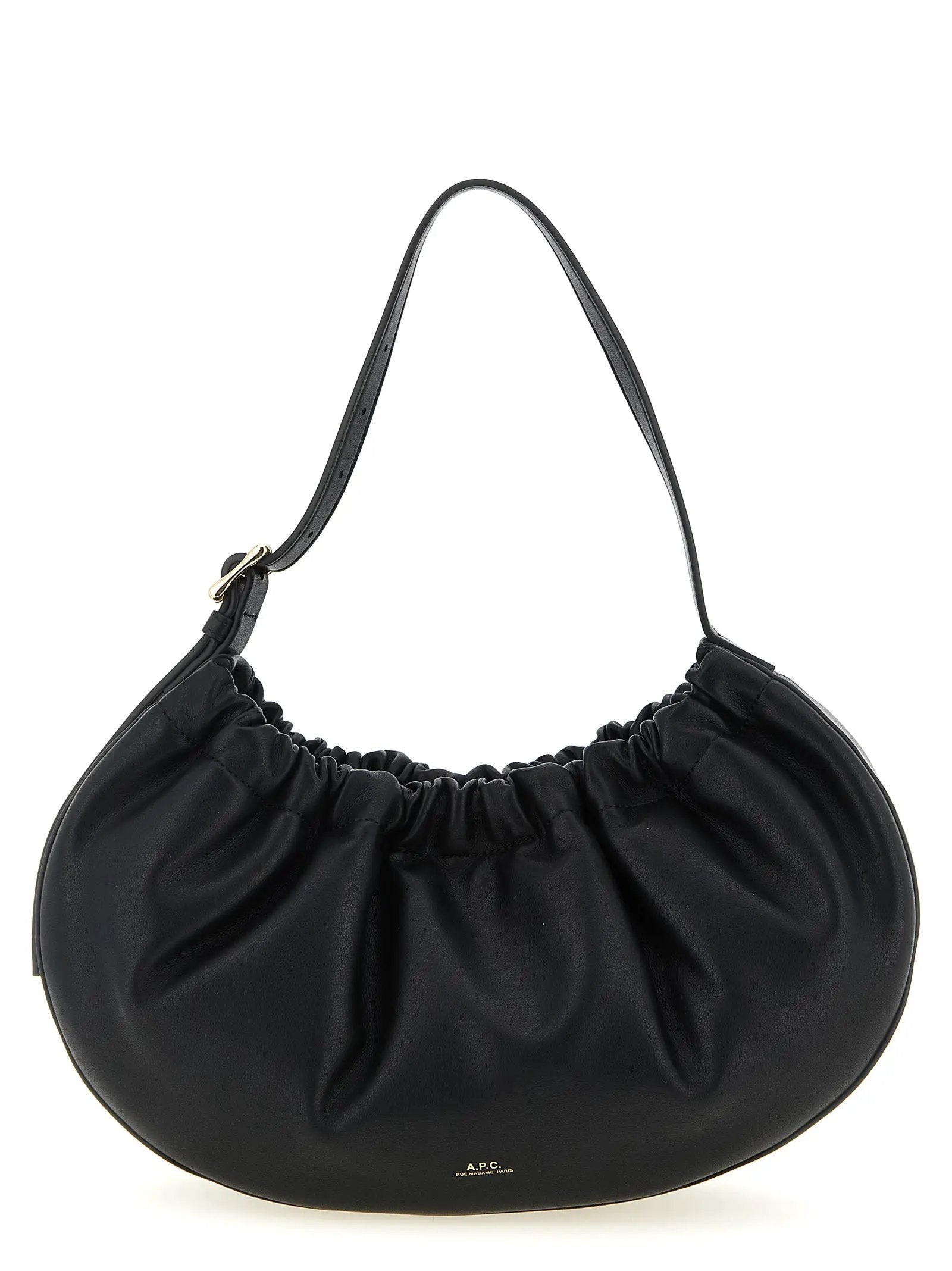 A.P.C. Black Polyethylene Shoulder Bag