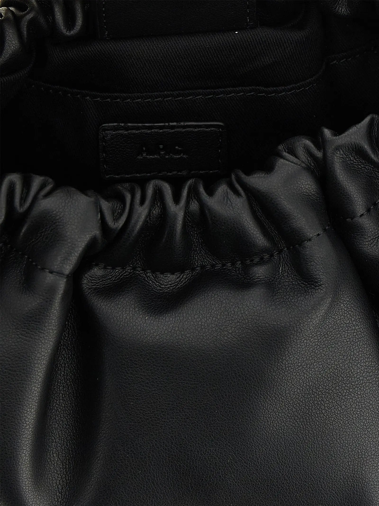 A.P.C. Black Polyethylene Shoulder Bag