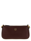 PINKO Bordeaux Cowhide Crossbody Bag