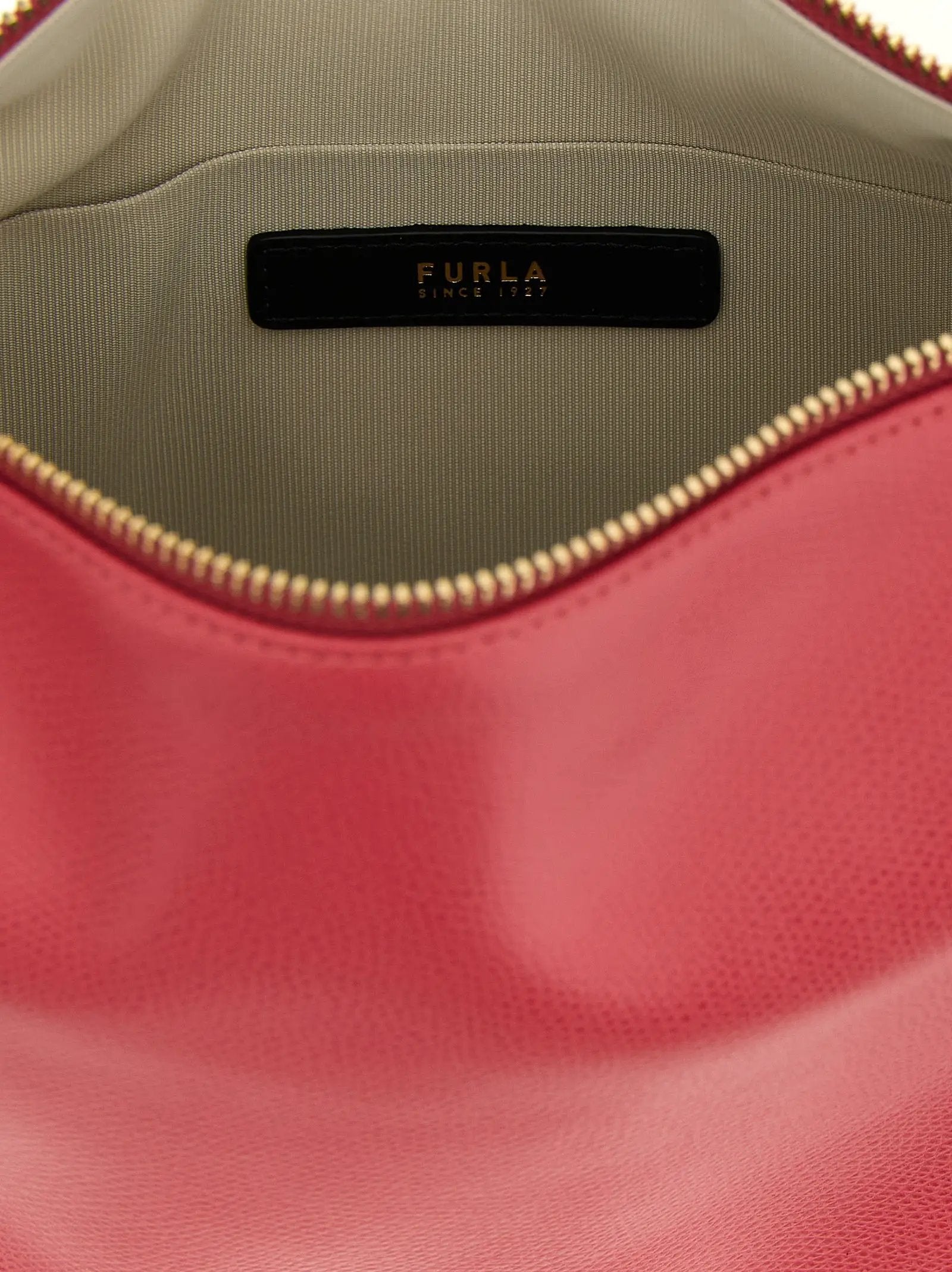 Furla Fuchsia Calfskin Shoulder Bag
