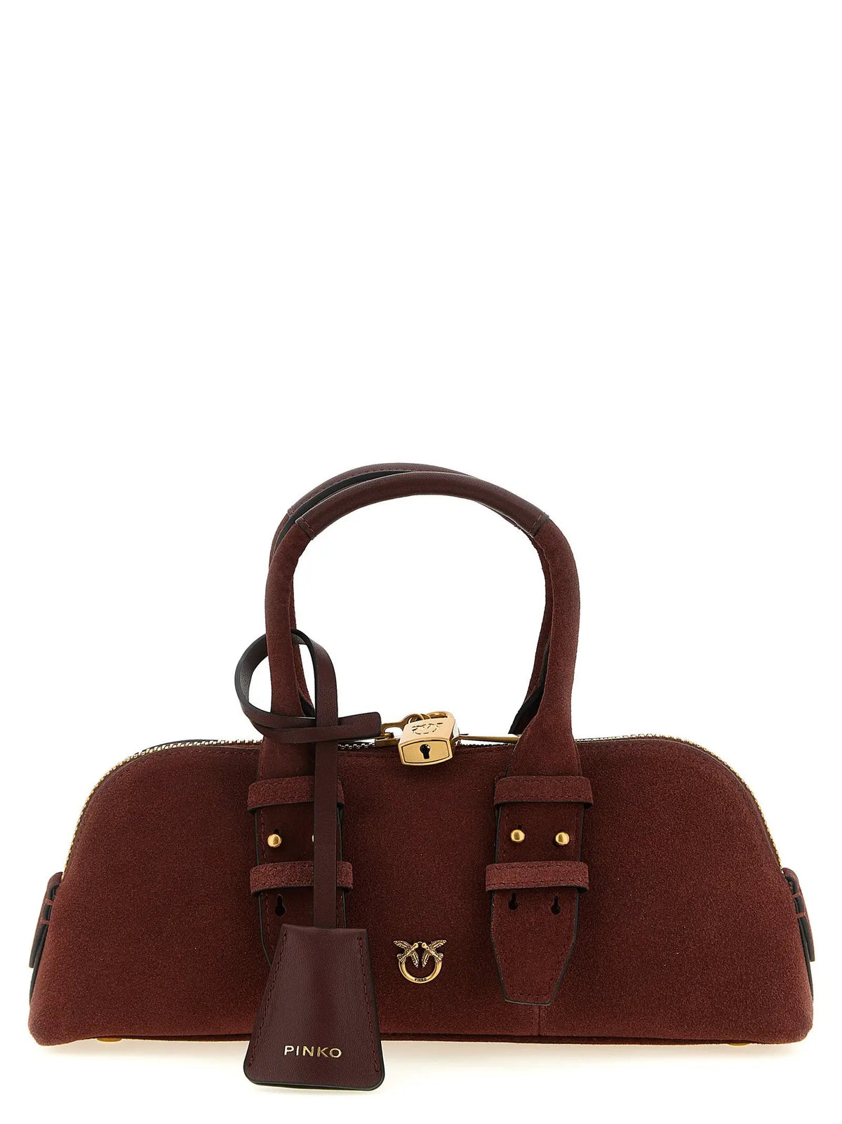 PINKO PINKO Bordeaux Cowhide Shoulder Bag