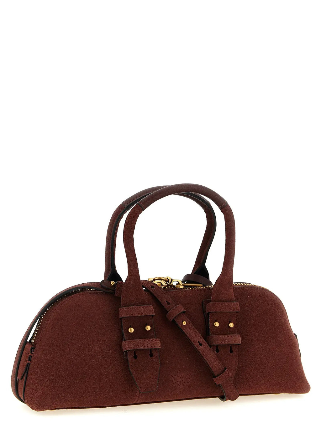 PINKO PINKO Bordeaux Cowhide Shoulder Bag