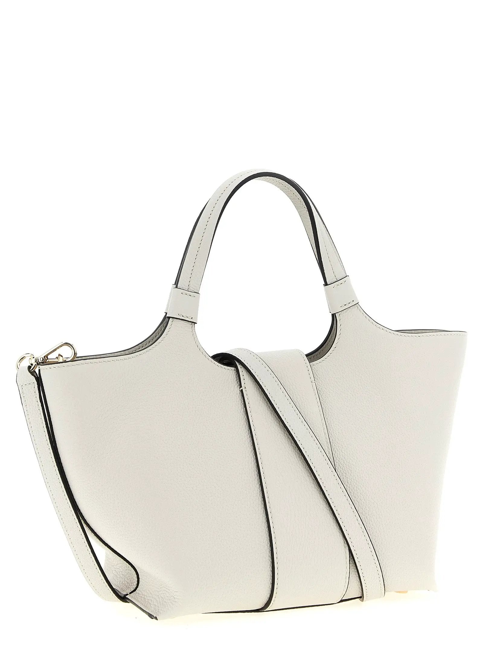 Roger Vivier Gray Calfskin Tote Bag