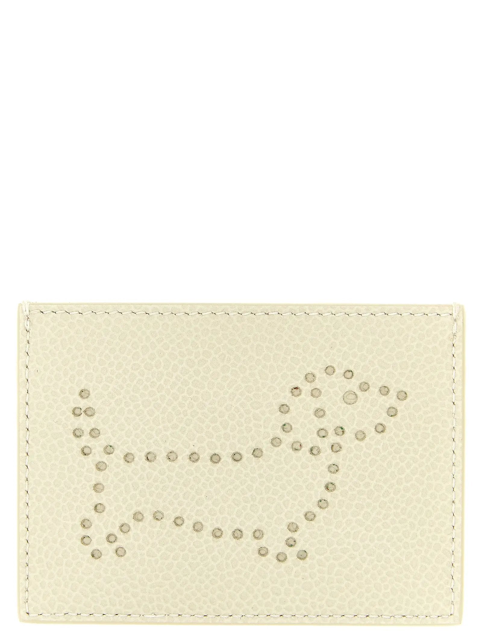 Thom Browne Beige Calfskin Cardholder