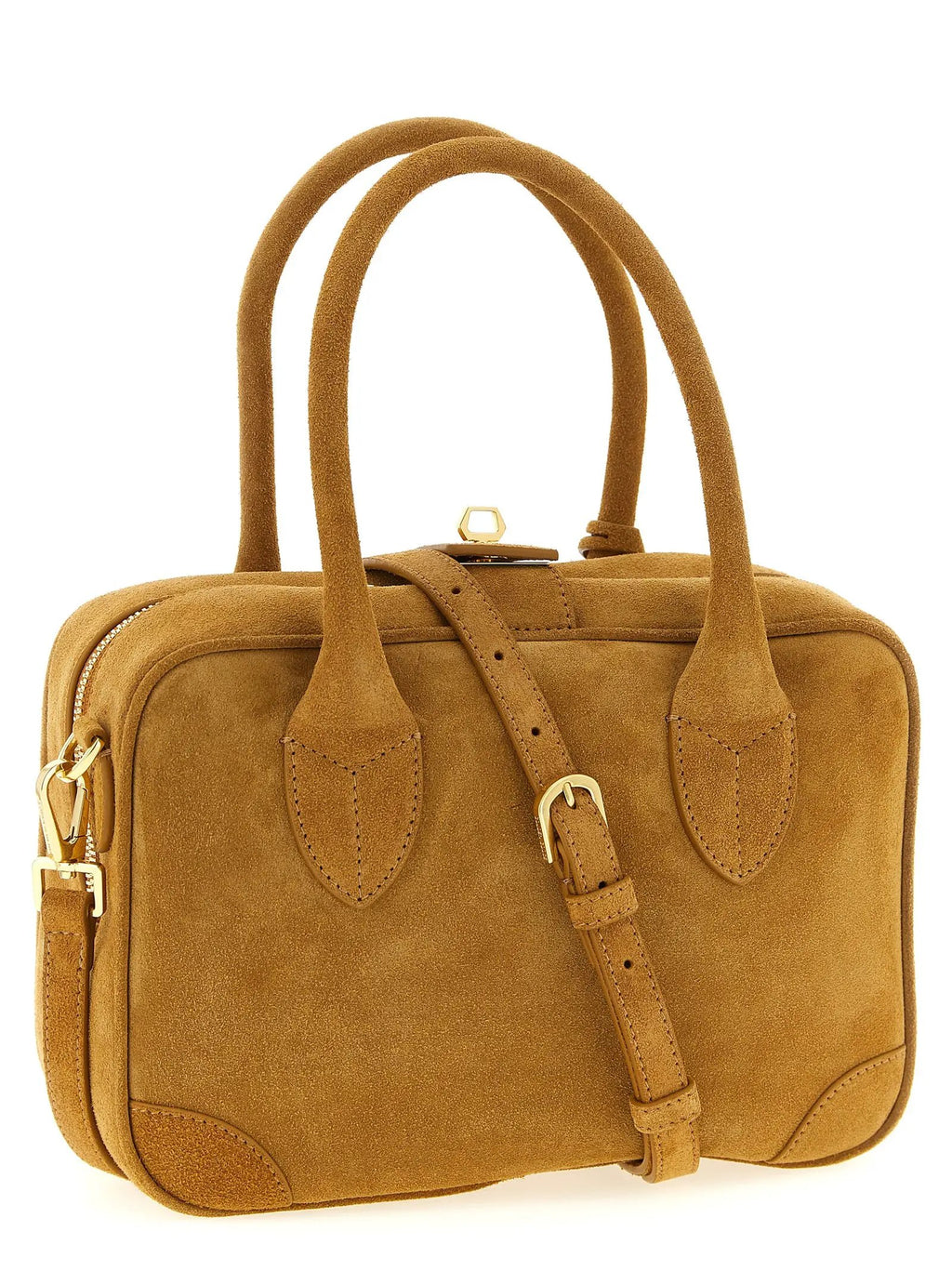 Golden Goose Beige Cowhide Handbag