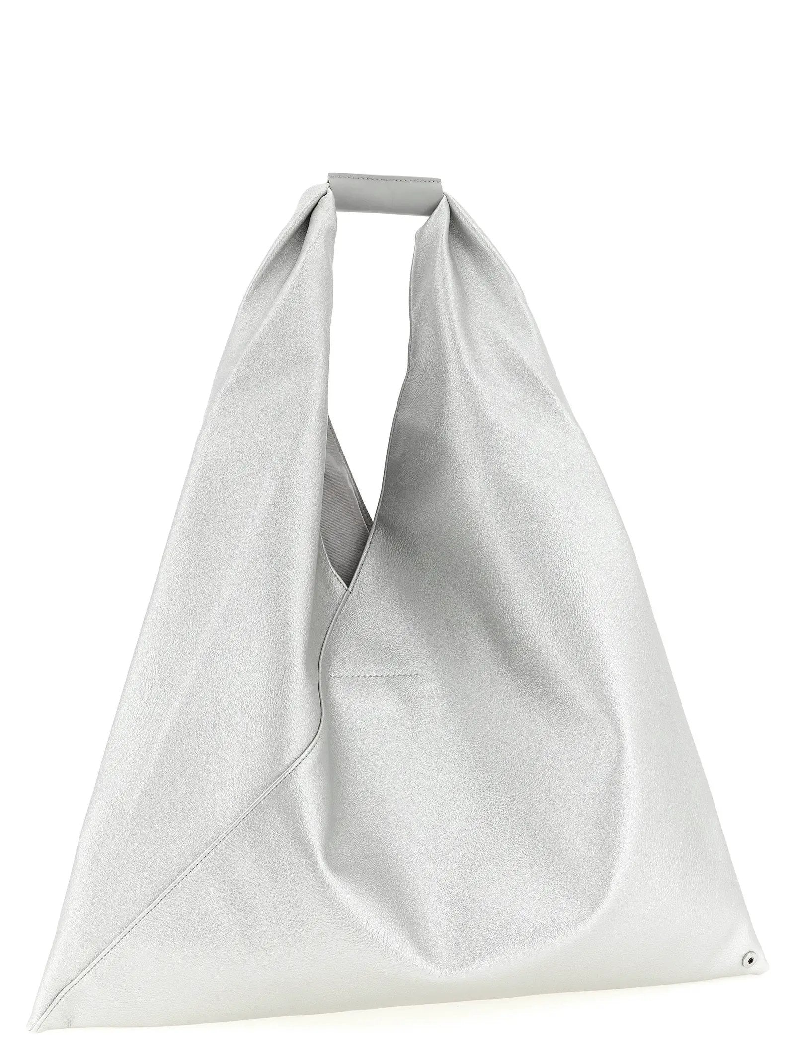 MM6 Maison Margiela Silver Polyethylene Handbag