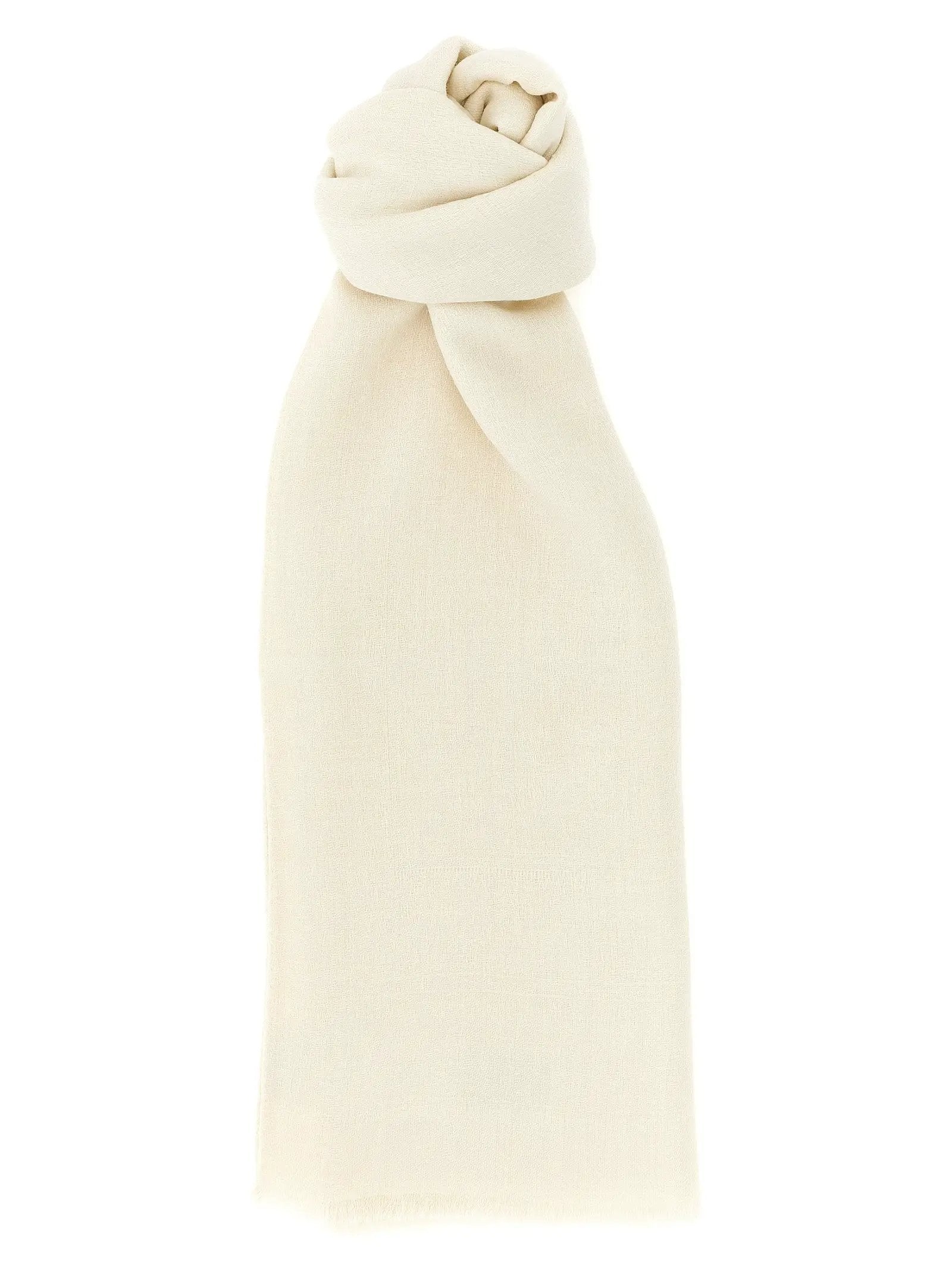 Max Mara Beige Wool Scarf