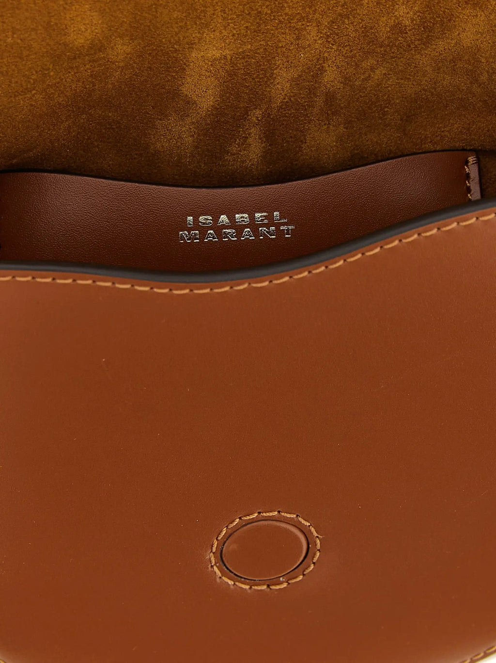 Isabel Marant Brown Calfskin Crossbody Bag
