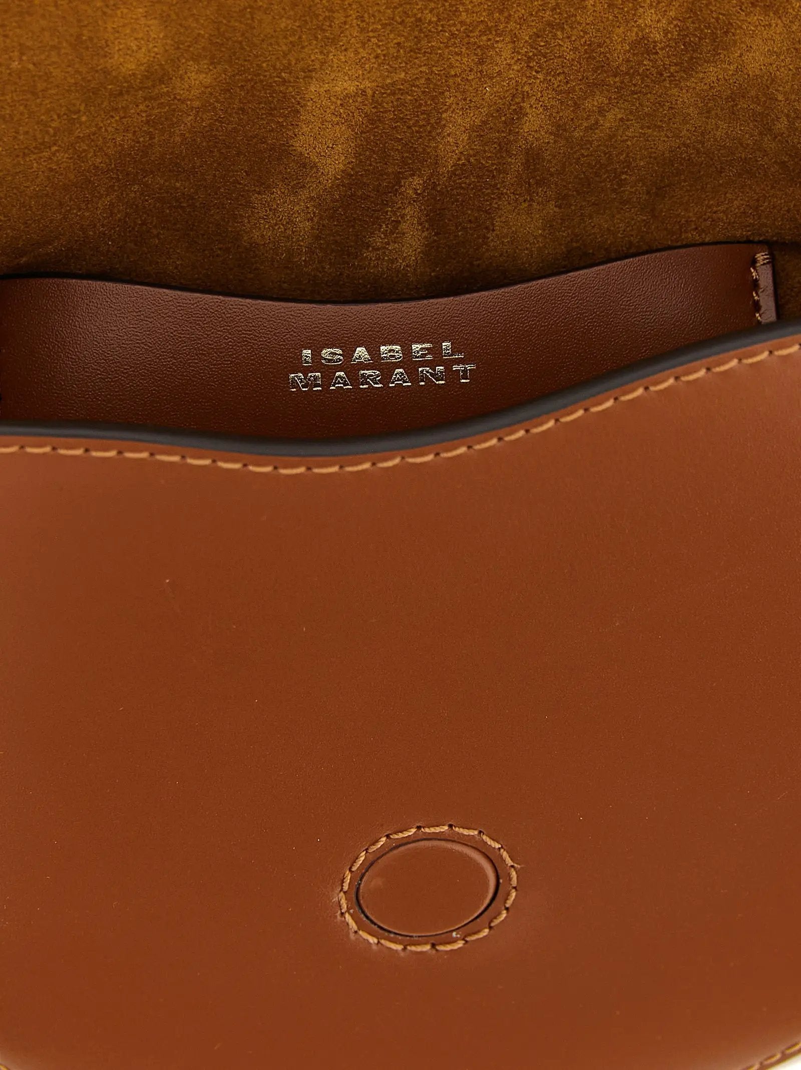 Isabel Marant Brown Calfskin Crossbody Bag