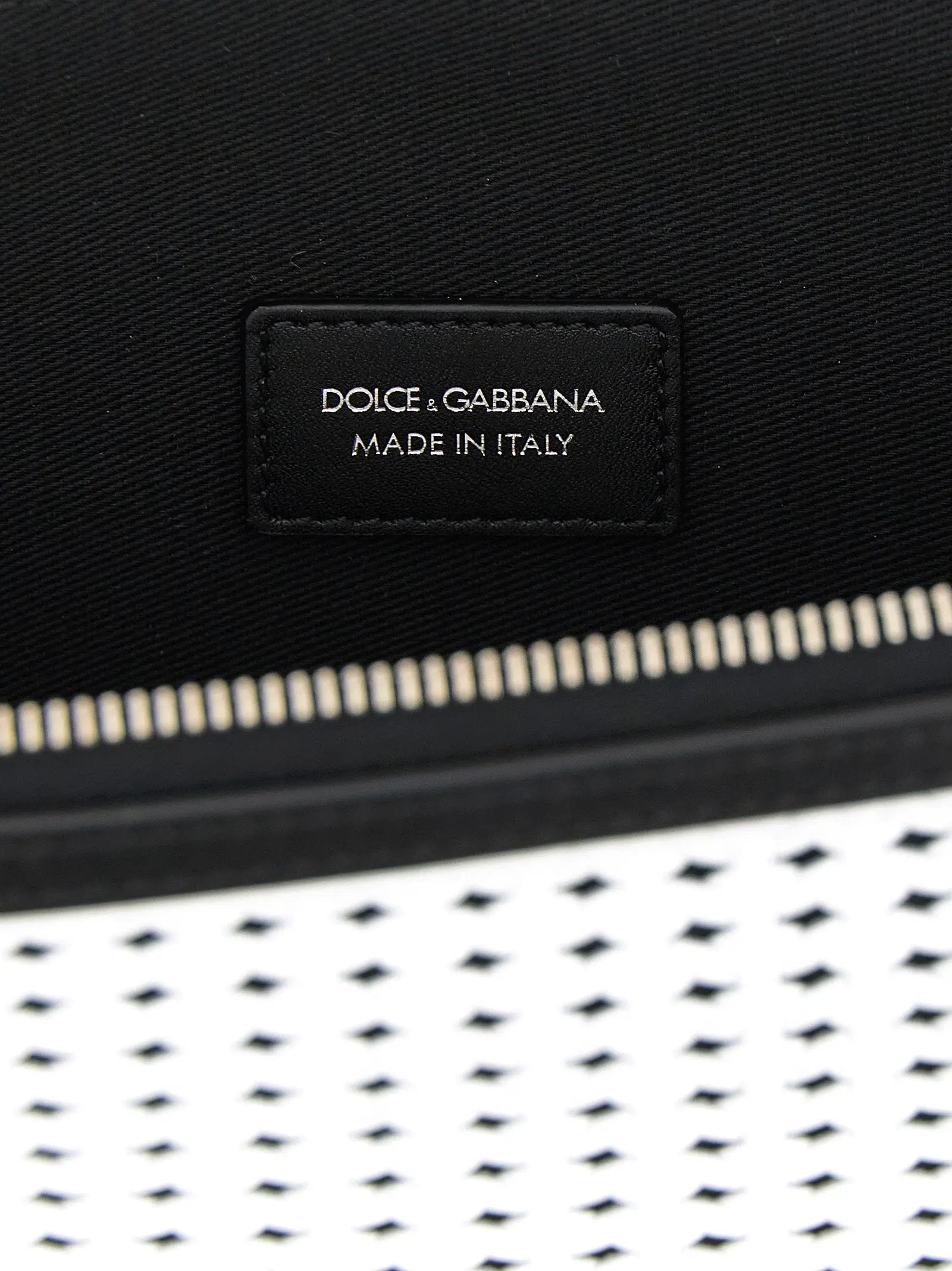 Dolce & Gabbana Bicolor Calfskin Clutch Bag