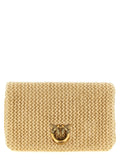 PINKO Beige Polypropylene Clutch Bag