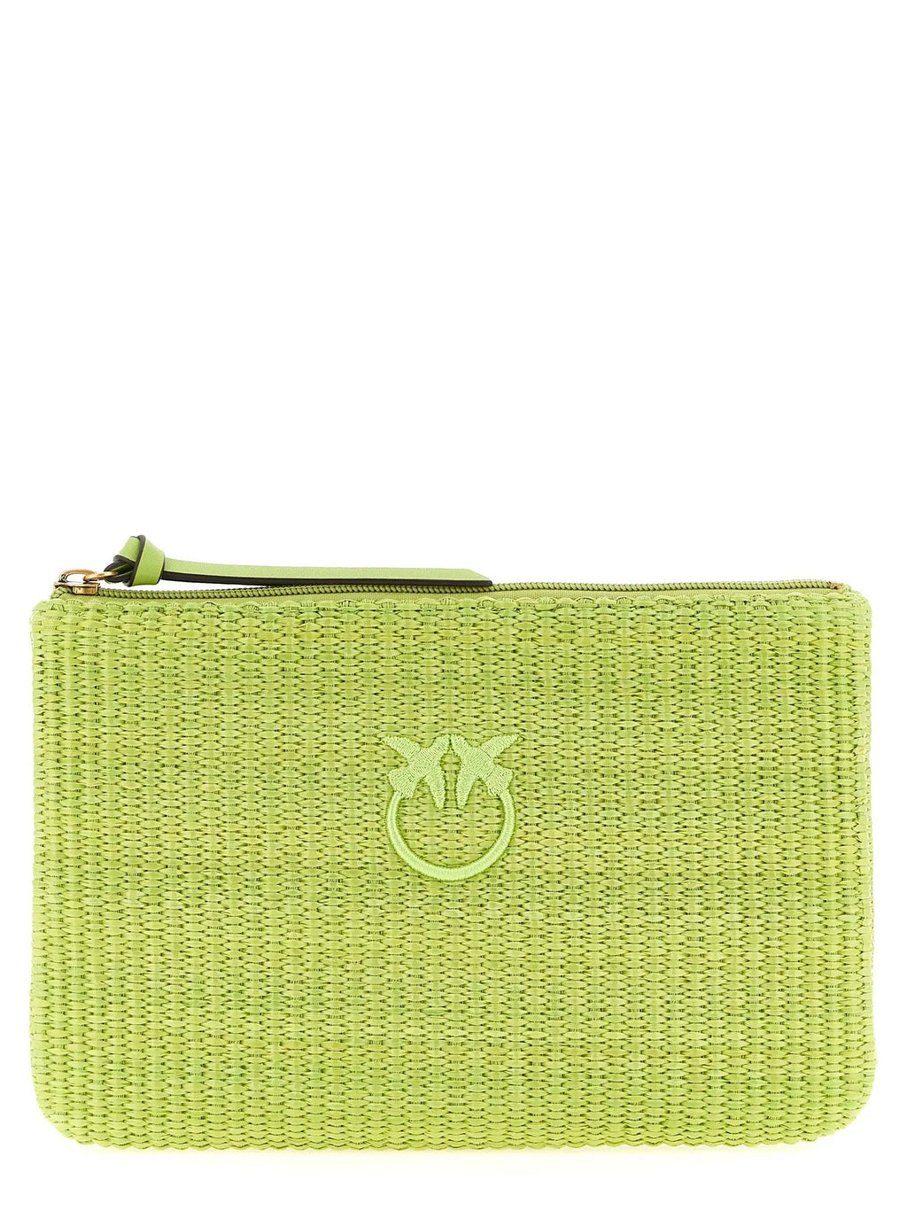 PINKO Bicolor Polypropylene Clutch Bag