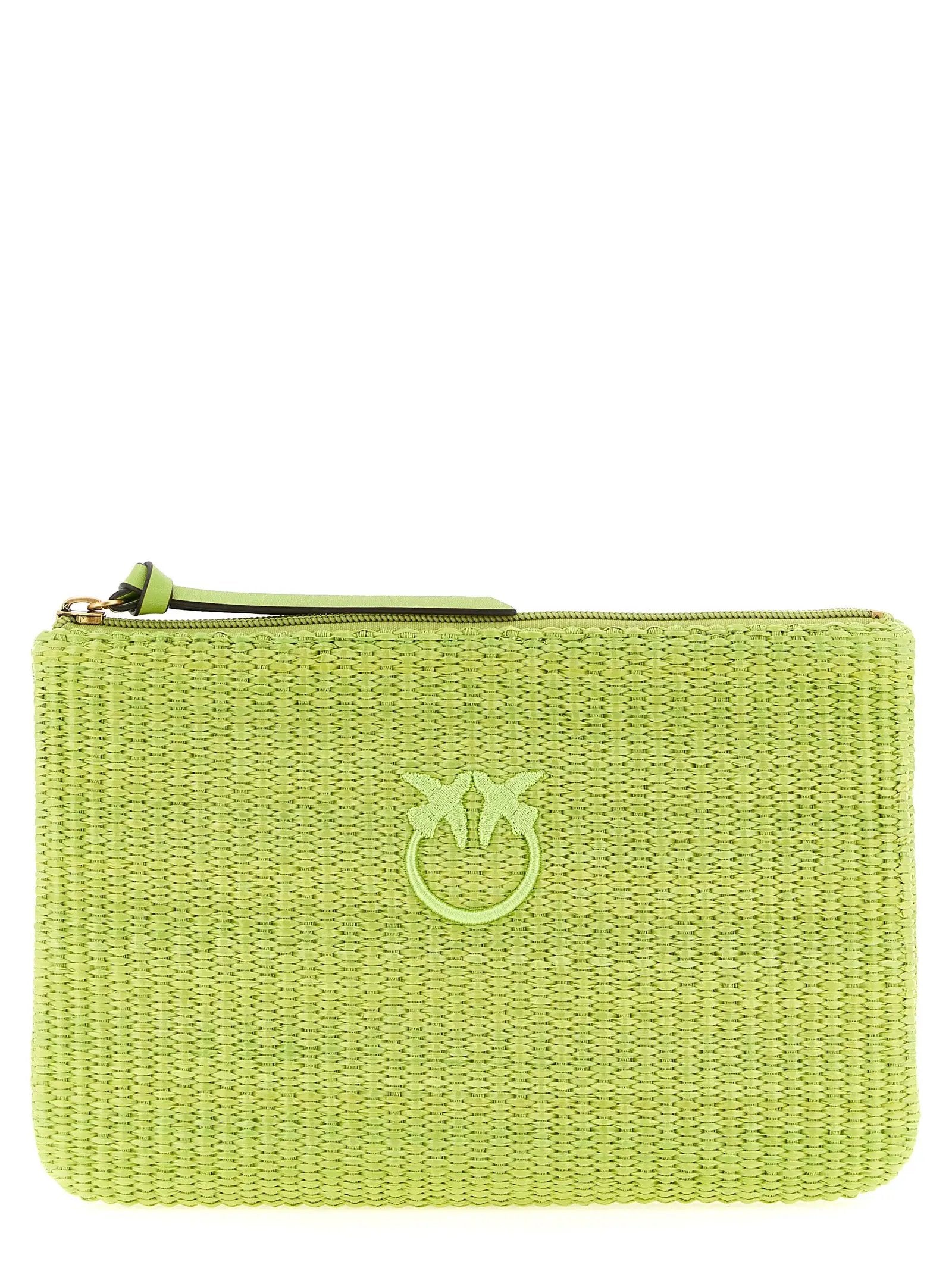 PINKO Bicolor Polypropylene Clutch Bag