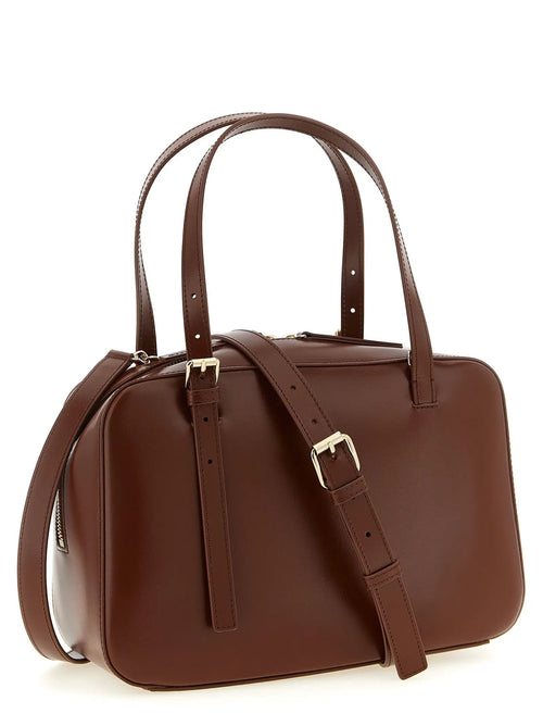 Sac à main A.P.C. en cuir de vachette marron