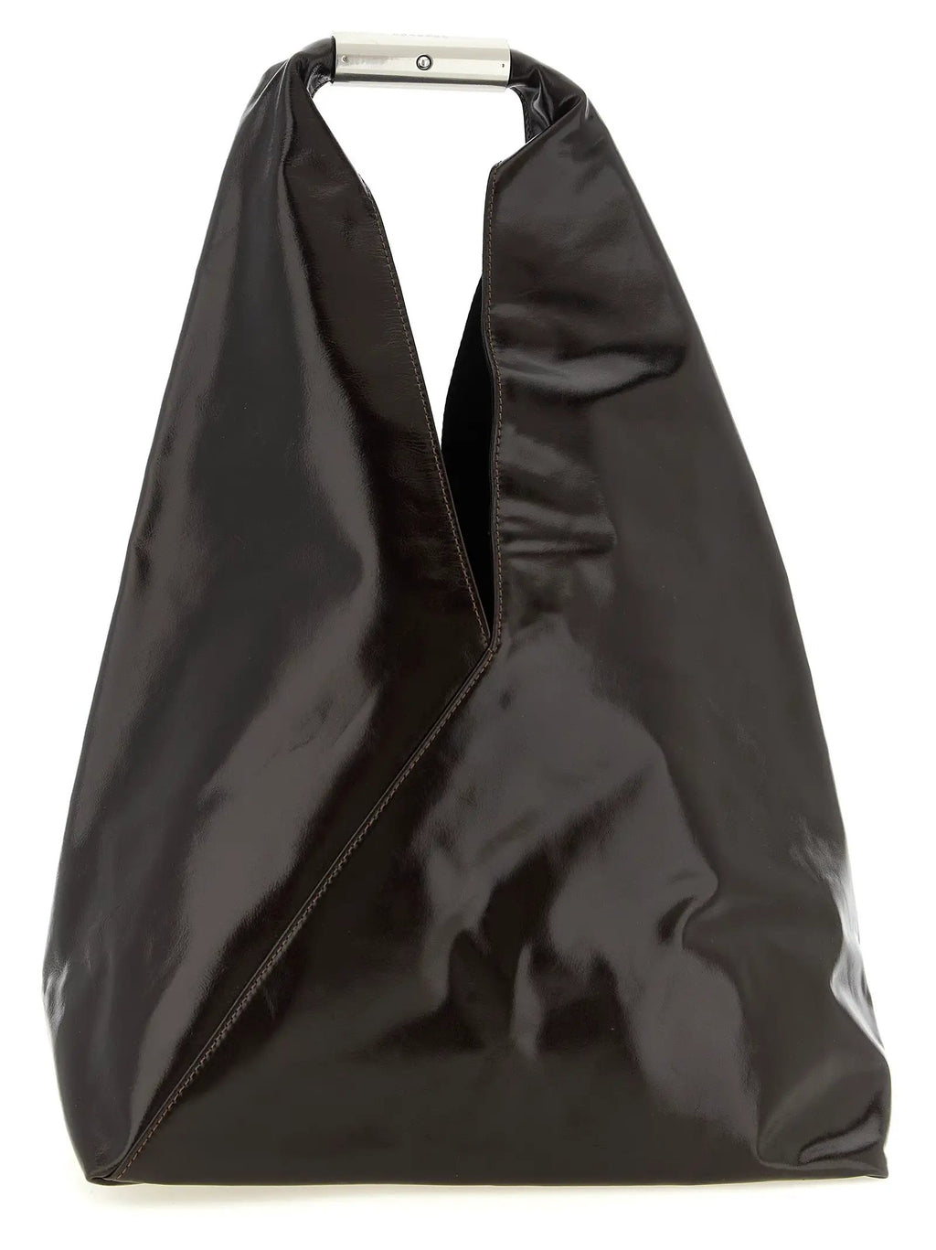 MM6 Maison Margiela Brown Cowhide Handbag
