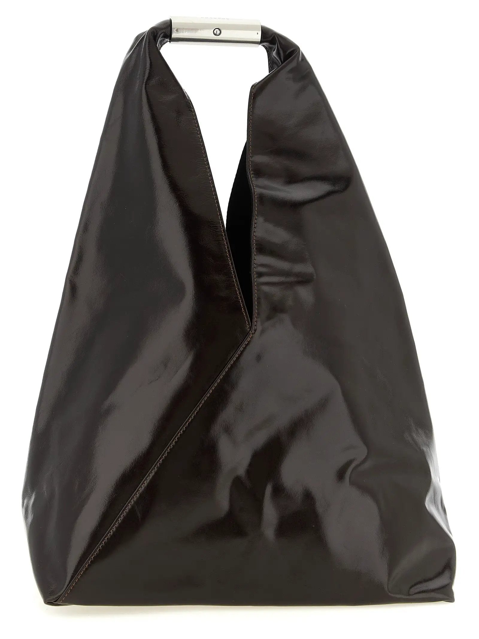 MM6 Maison Margiela Brown Cowhide Handbag