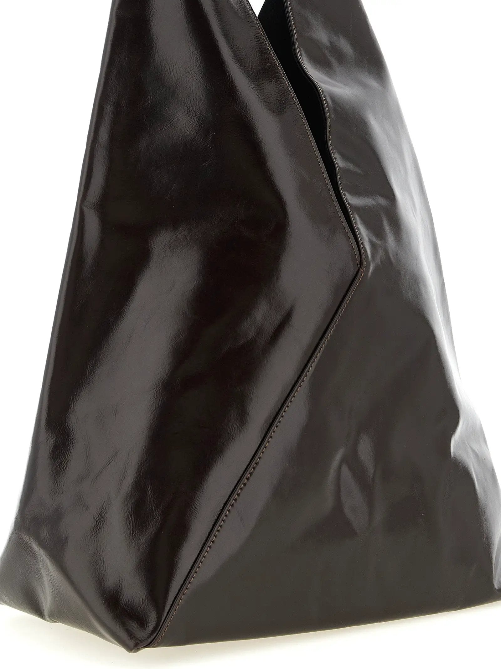 MM6 Maison Margiela Brown Cowhide Handbag