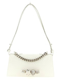 Alexander McQueen White Calfskin Shoulder Bag