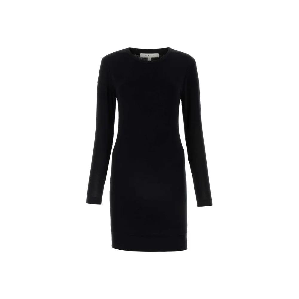 Lemaire Black Cotton Casual Dress
