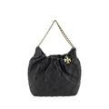 Sac à main Bos Taurus en cuir de veau noir de Tory Burch