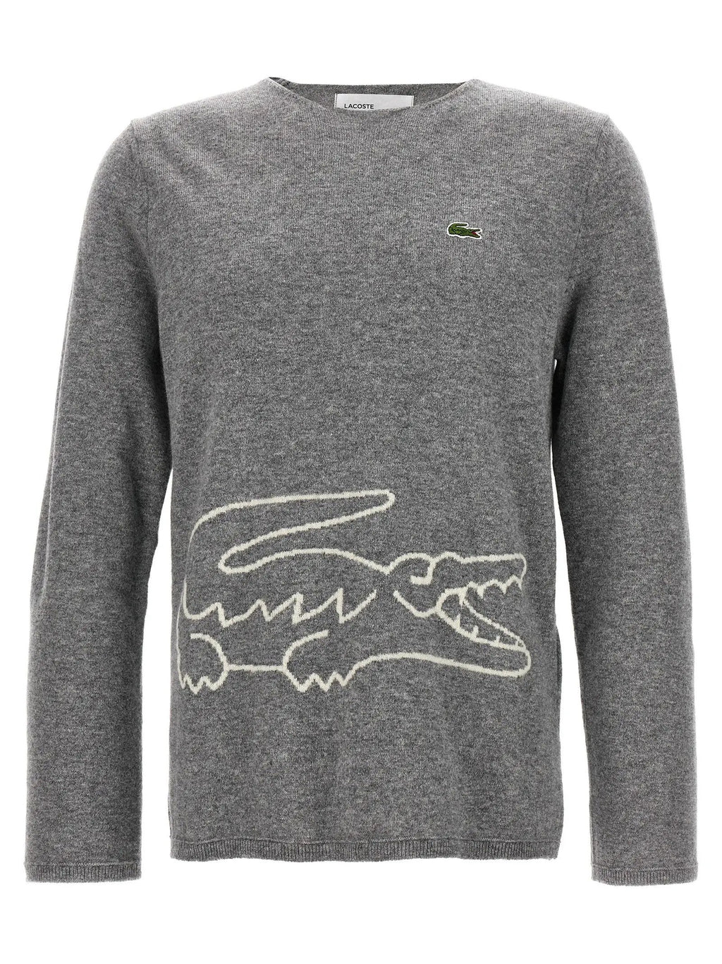 Comme Des Garçons Gray Wool Cardigan
