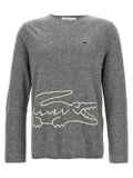 Comme Des Garçons Gray Wool Cardigan