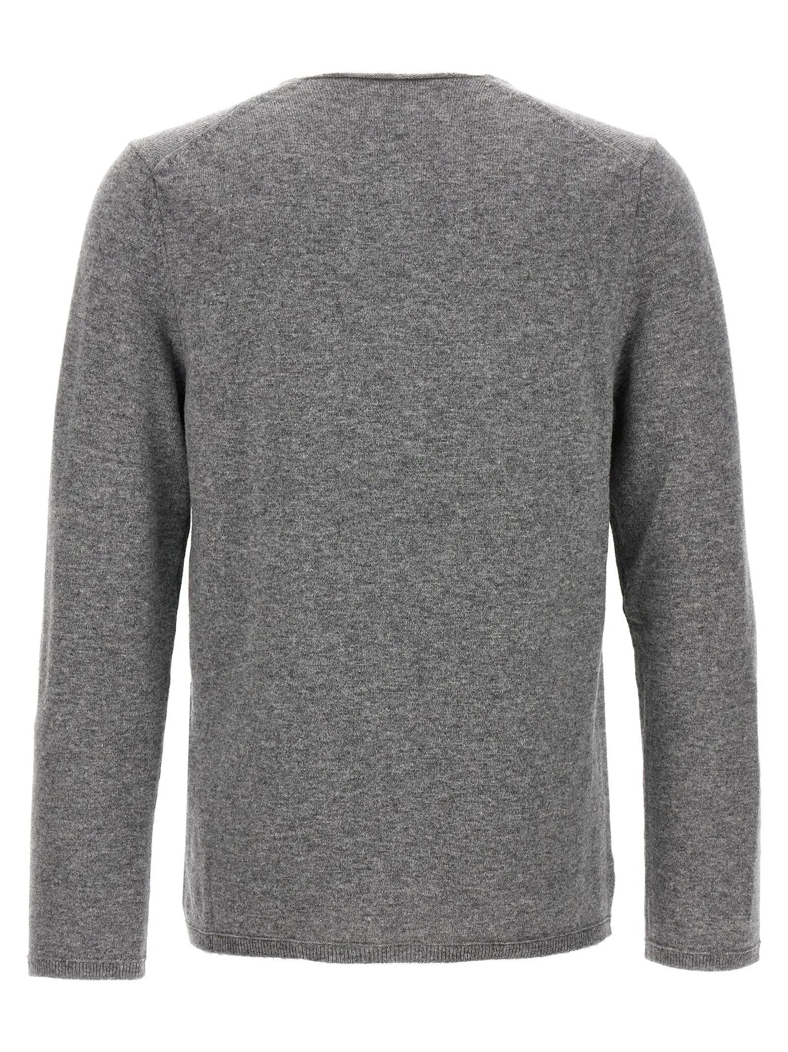 Comme Des Garçons Gray Wool Cardigan