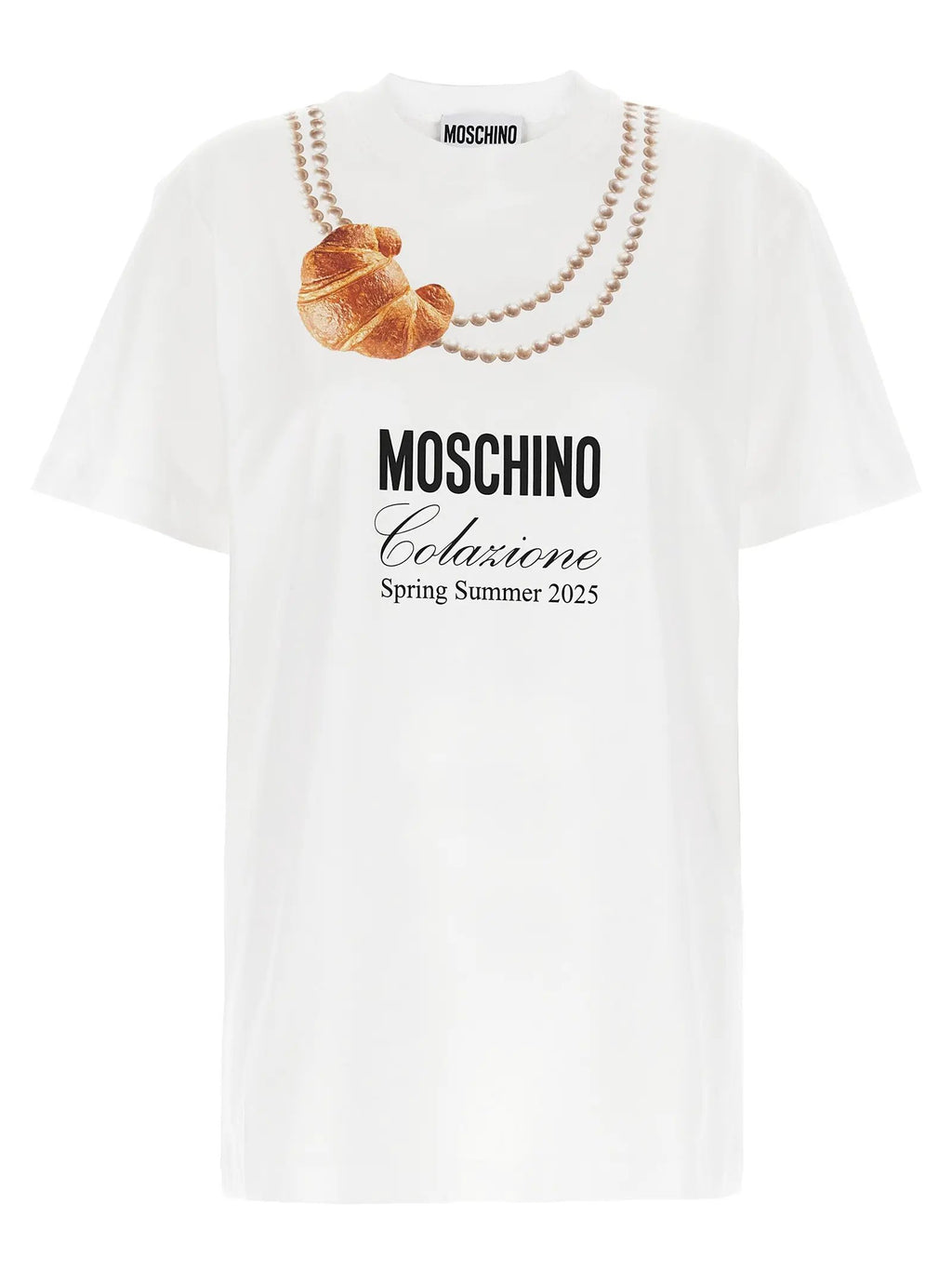 T-shirt Moschino en coton blanc