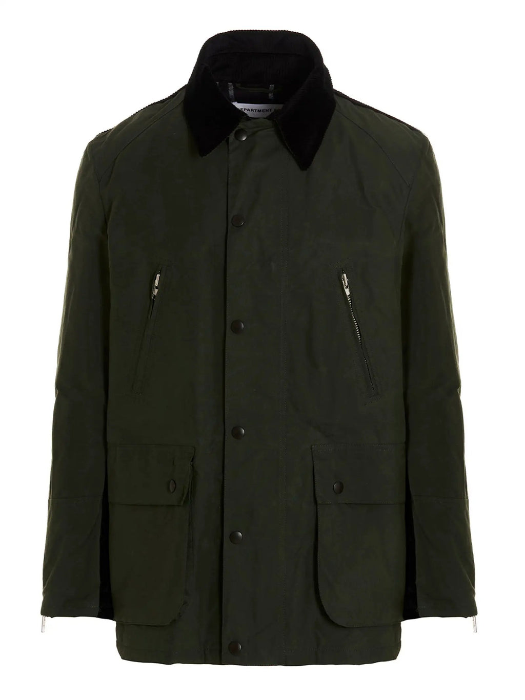 Department 5 Bicolor Cotton Full-Length Jacket