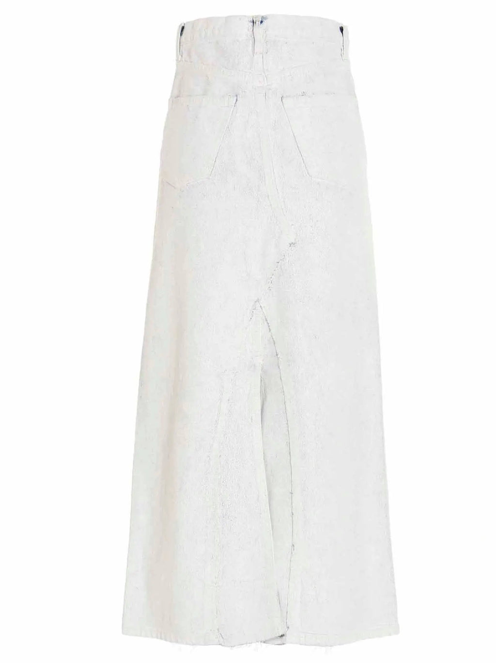 Maison Margiela White Cotton Mini Skirt