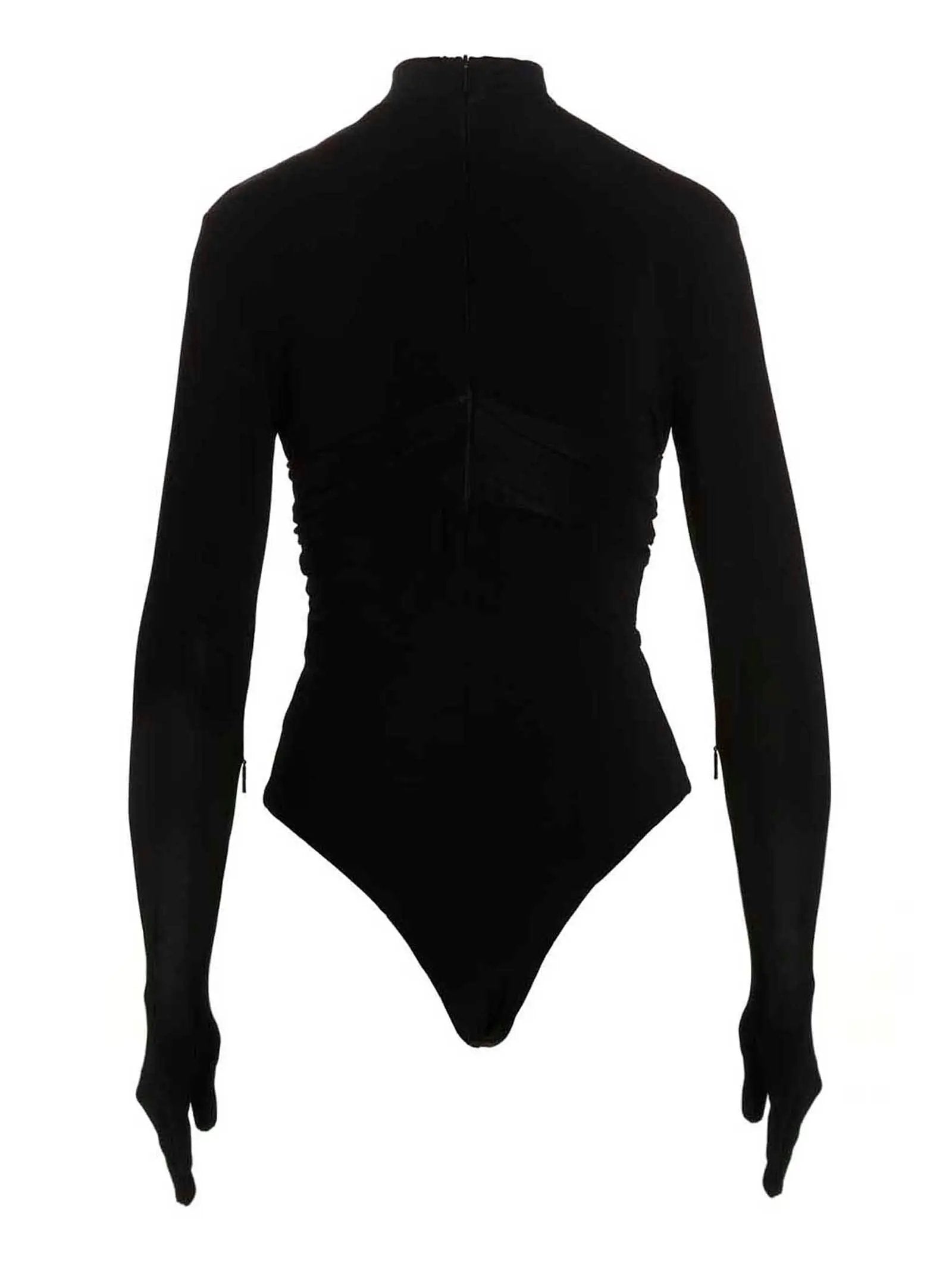 Ambush Black Viscose Bodysuit