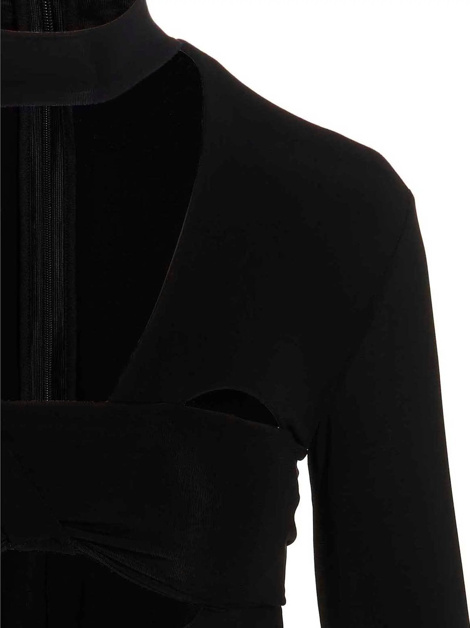 Ambush Black Viscose Bodysuit