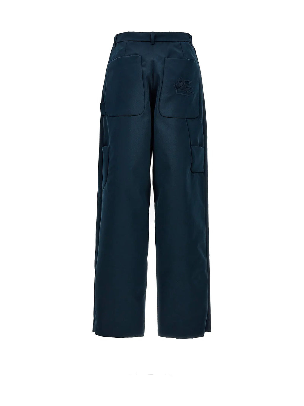 Etro Blue Polyester Cargo Pants