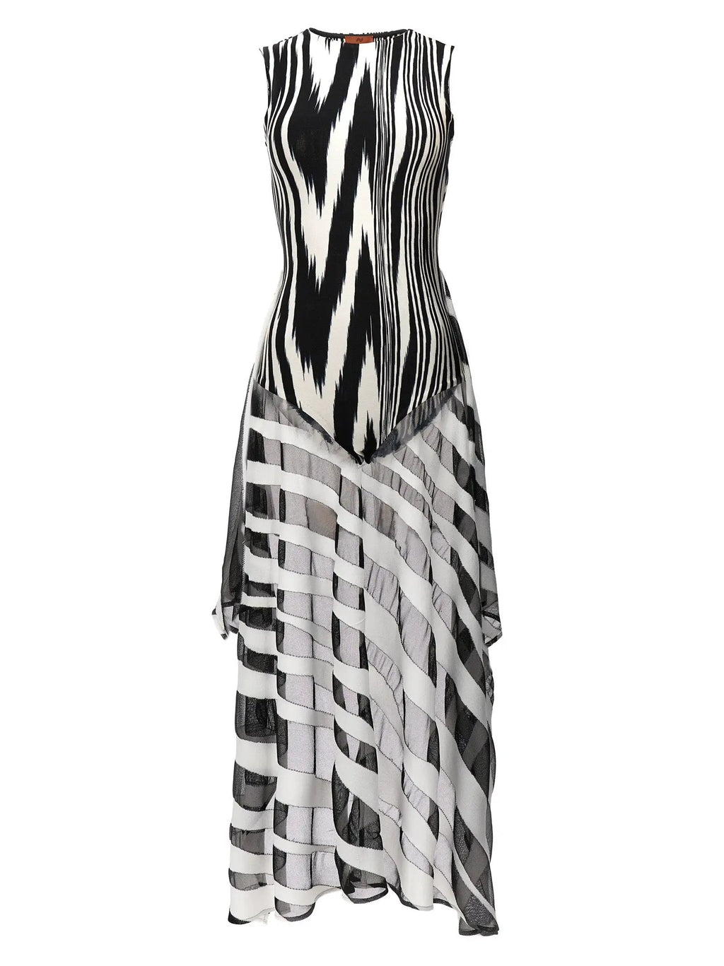 Missoni Bicolor Viscose Bodysuit