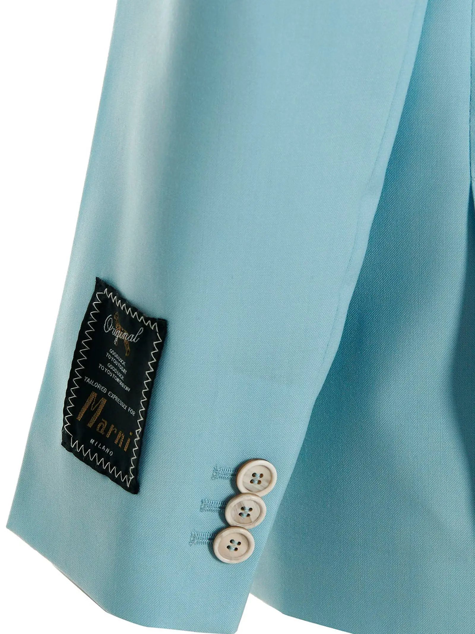 Marni Blue Virgin Wool Blazer
