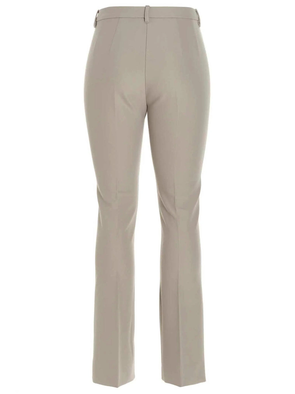 'S Max Mara Beige Viscose Flared Pants