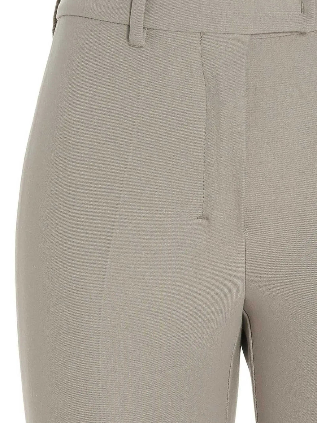 'S Max Mara Beige Viscose Flared Pants