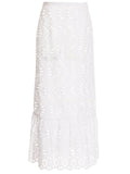 Giambattista Valli Giambattista Valli White Cotton Mini Skirt