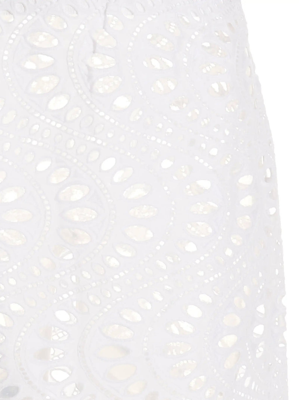 Giambattista Valli Giambattista Valli White Cotton Mini Skirt