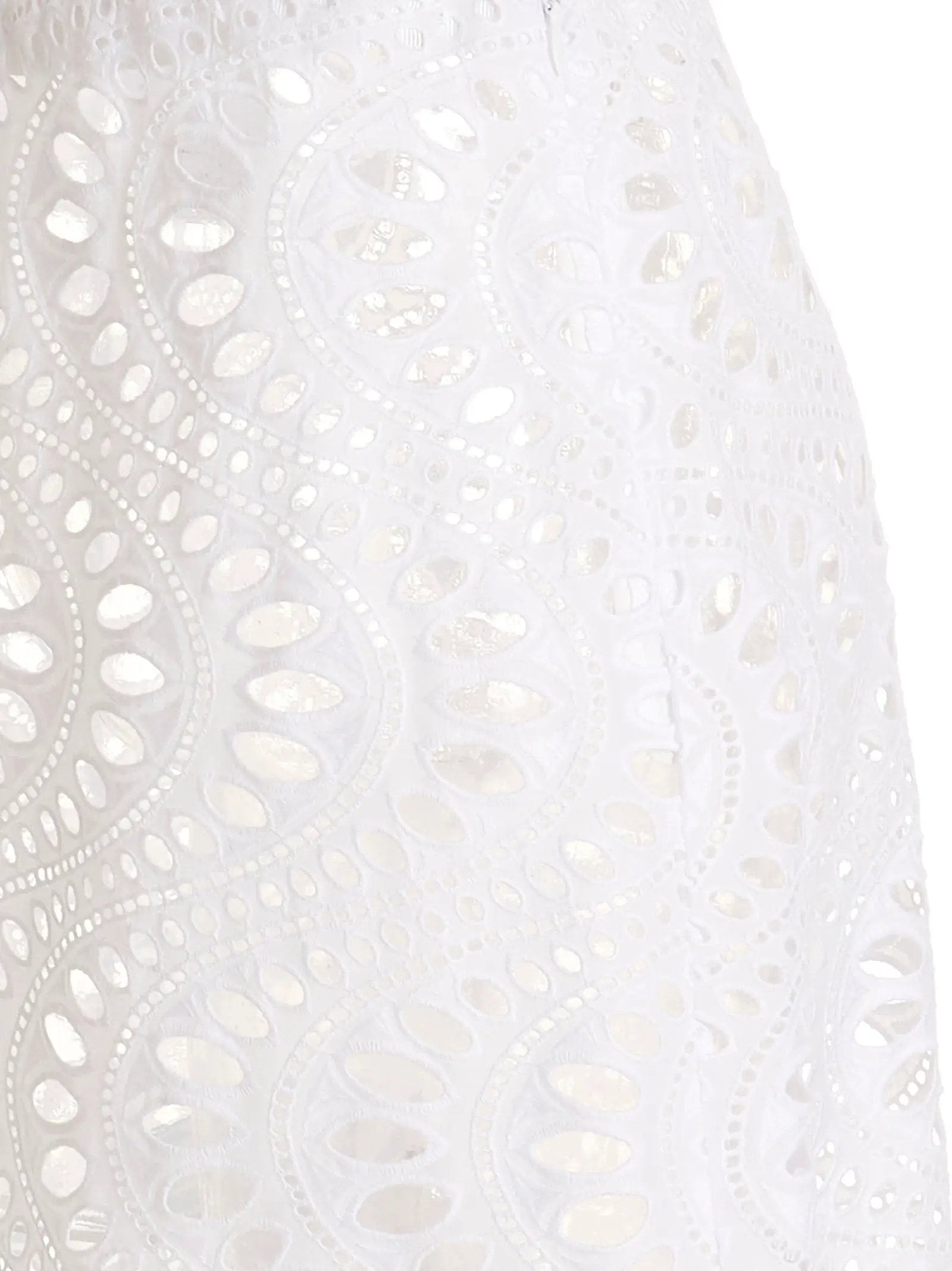 Giambattista Valli Giambattista Valli White Cotton Mini Skirt