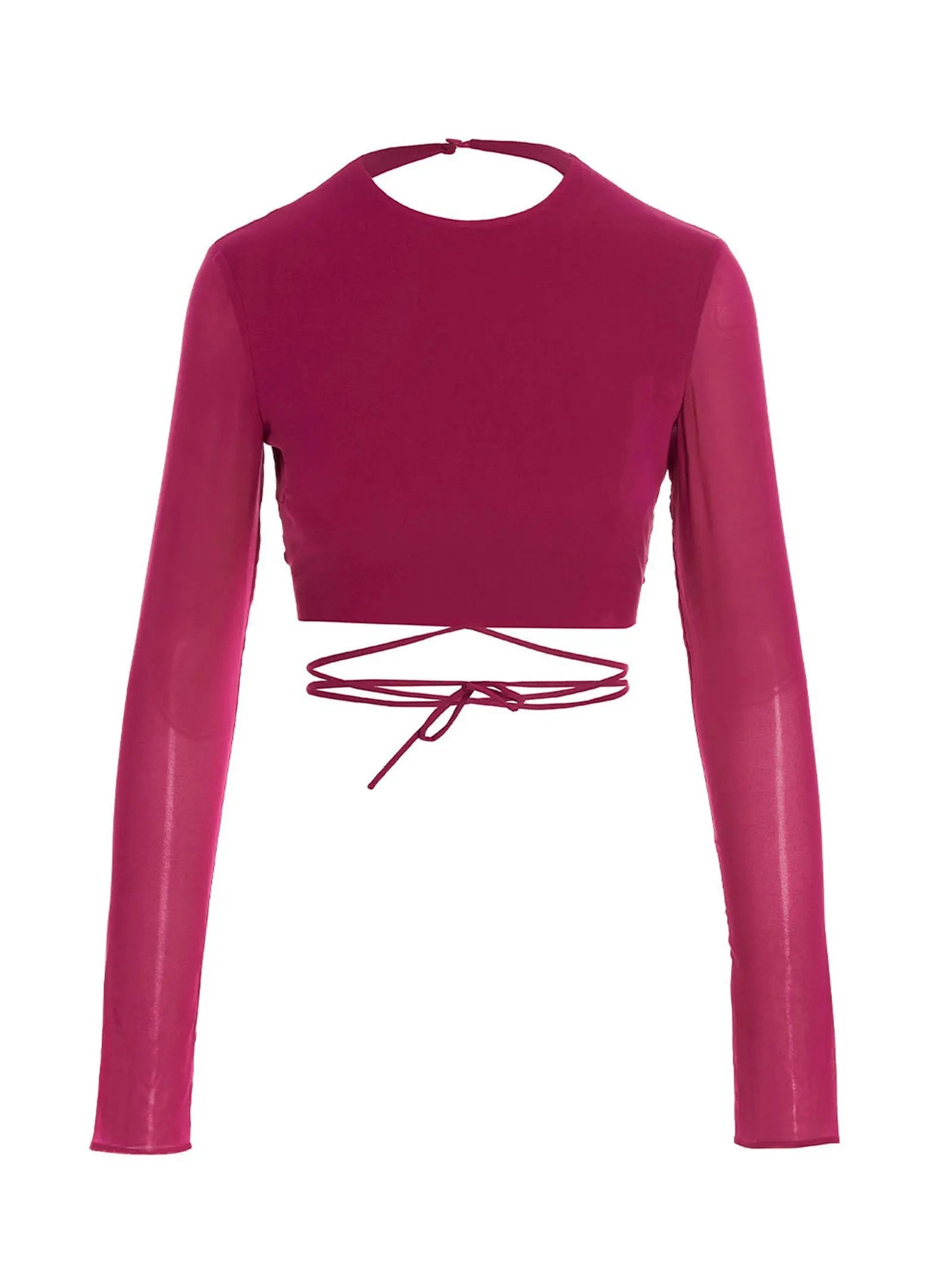 The Andamane Fuchsia Silk Shirt