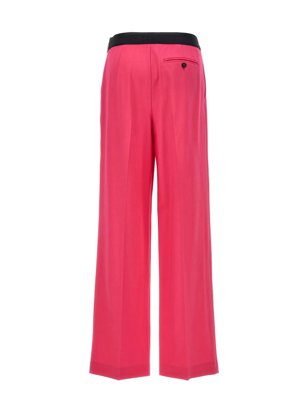 MSGM Fuchsia Virgin Wool Pants